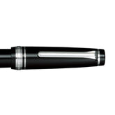 Sailor Professional Gear Fountain Pen (21K Medium) Black with Rhodium-plated Trims